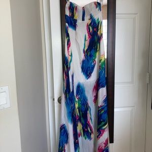 ❤️Abstract art maxi dress